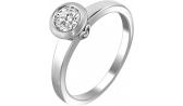 Серебряное помолвочное кольцо Breuning 41/05402 с цирконием