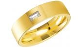 Золотое обручальное парное кольцо Breuning 48/03110 c бриллиантом