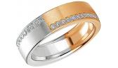 Золотое обручальное парное кольцо Breuning 48/03210 с бриллиантами