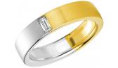 Золотое обручальное парное кольцо Breuning 48/03220 с бриллиантом