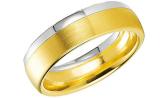 Мужское золотое обручальное парное кольцо Breuning 48/03421