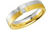 Золотое обручальное парное кольцо Breuning 48/03520 с бриллиантами
