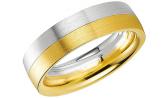 Мужское золотое обручальное парное кольцо Breuning 48/03551