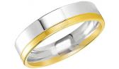 Мужское золотое обручальное парное кольцо Breuning 48/04064