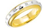 Золотое обручальное кольцо Breuning 48/05085/42 с бриллиантами