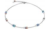 Стальное колье ожерелье Coeur de Lion 4804/10-0700 с кристаллами Swarovski, жемчугом, стеклом