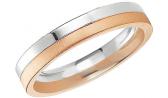 Мужское золотое обручальное парное кольцо Breuning 48700509-0-48