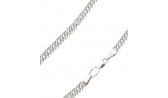 Мужская серебряная цепочка Национальное Достояние 50R09_033120-nd с панцирным плетением