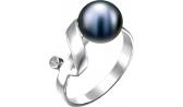 Серебряное кольцо De Fleur 51178S2 с жемчугом, фианитом