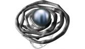 Серебряное кольцо De Fleur 51812S2M с эмалью с жемчугом