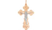 Золотой православный крестик с распятием Национальное Достояние 54060809-nd