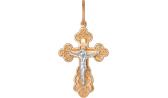Золотой православный крестик с распятием Национальное Достояние 54080039-nd