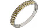 Серебряное кольцо Русское Золото 55010252-36-6 с фианитами