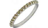 Серебряное наборное кольцо Русское Золото 55010255-36-6 с фианитами