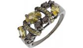 Серебряное кольцо Русское Золото 55017016-53-6CH с фианитами