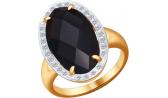 Золотой перстень SOKOLOV 6015039_s с бриллиантами