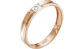 Золотое обручальное кольцо Vesna 7003-151-00-00 с бриллиантом