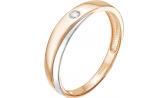 Золотое обручальное кольцо Vesna 7007-151-00-00 с бриллиантом