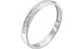 Обручальное кольцо из белого золота Vesna 7019-251-00-00 с бриллиантами