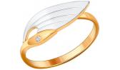 Серебряное кольцо SOKOLOV 93010553_s с фианитом