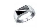 Мужская серебряная печатка перстень SOKOLOV 94010962_s с ониксом