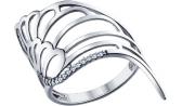 Серебряное кольцо SOKOLOV 94011250_s с фианитами