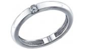 Серебряное помолвочное кольцо SOKOLOV 94011254_s с фианитом