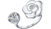 Серебряное кольцо SOKOLOV 94011885_s с фианитами