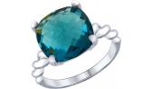 Серебряное кольцо SOKOLOV 94011958_s с ювелирным стеклом