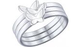 Серебряное наборное кольцо SOKOLOV 94012014_s