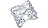 Серебряное кольцо SOKOLOV 94012042_s с фианитами