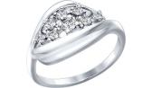 Серебряное кольцо SOKOLOV 94012069_s с фианитами