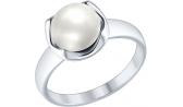 Серебряное кольцо SOKOLOV 94012361_s с жемчугом