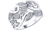 Серебряное кольцо SOKOLOV 94012590_s с фианитами
