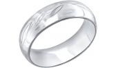 Серебряное обручальное парное кольцо SOKOLOV 94110025_s