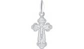 Серебряный православный крестик с распятием СОКОЛОВ 94120029_s