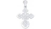 Серебряный православный крестик с распятием СОКОЛОВ 94120060_s