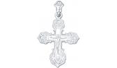 Серебряный православный крестик с распятием SOKOLOV 94120088_s