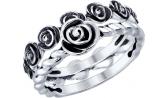 Серебряное наборное кольцо SOKOLOV 95010082_s