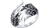 Серебряное кольцо SOKOLOV 95010096_s с фианитами