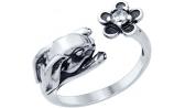 Серебряное кольцо SOKOLOV 95010103_s с фианитом