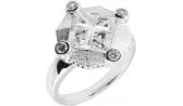 Серебряное кольцо Национальное Достояние ALR-28-nd с цирконами