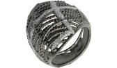 Серебряное кольцо Stile Italiano ANCP1-br с эмалью