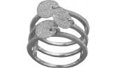 Серебряное кольцо Sandara CTR183 с фианитами