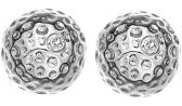 Серебряные серьги шарики Hot Diamonds DE421 с бриллиантами