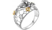 Серебряное кольцо Серебро России K-3404RZ00-55476 с фианитами