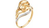Золотое кольцо Ювелирные Традиции K132-4144 с фианитами