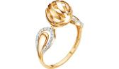Золотое кольцо Ювелирные Традиции K132-4145 с фианитами
