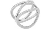 Стальное кольцо Michael Kors MKJ6639040 с кристаллами Swarovski