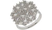 Серебряное кольцо Национальное Достояние MT1581-R01A0B-nd с цирконами